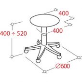 Табурет лабораторный UN_Solo gtsN . к/з черный (v4) Табурет лабораторный UN_Solo gtsN . к/з черный (v4)