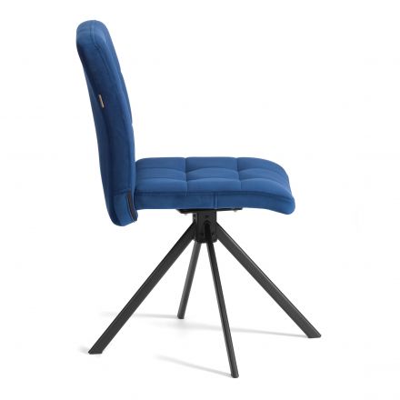 Стул обеденный Medeo поворотный механизм 360, велюр, Blue (синий) Стул обеденный Medeo поворотный механизм 360, велюр, Blue (синий)