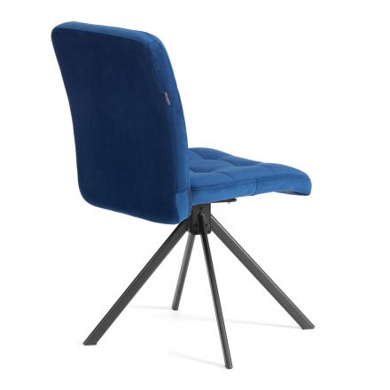 Стул обеденный Medeo поворотный механизм 360, велюр, Blue (синий) Стул обеденный Medeo поворотный механизм 360, велюр, Blue (синий)