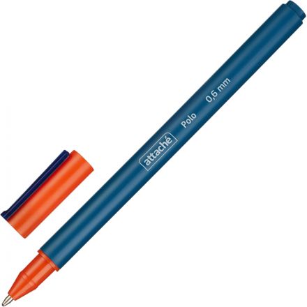 Ручка шариковая Attache Polo синяя (толщина линии 0.6 мм) Ручка шариковая Attache Polo синяя (толщина линии 0.6 мм)