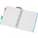 Бизнес-тетрадь А5,140 л,пласт обл, с разд,спир,ATTACHE FANTASY,голуб