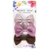 Заколки для волос НАБОР 3 шт., 7 см, аллигатор, бантики, разные цвета, MONTE VITA (МОНТЕ ВИТА), 457096 Заколки для волос НАБОР 3 шт., 7 см, аллигатор, бантики, разные цвета, MONTE VITA (МОНТЕ ВИТА), 457096