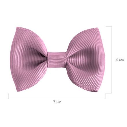 Заколки для волос НАБОР 3 шт., 7 см, аллигатор, бантики, разные цвета, MONTE VITA (МОНТЕ ВИТА), 457096