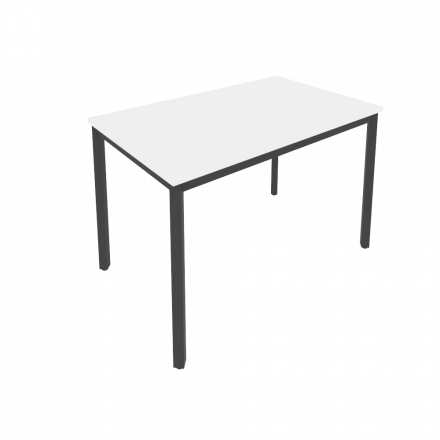 Slim Стол письменный на металлокаркасе С.СП-4 Белый/Антрацит металл 1180*720*750 Slim Стол письменный на металлокаркасе С.СП-4 Белый/Антрацит металл 1180*720*750