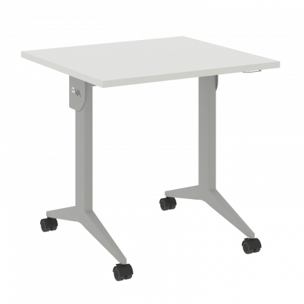 X-Pull Стол складной мобильный X.M-0.7 Белый бриллиант/Серый металл 780*720*753 X-Pull Стол складной мобильный X.M-0.7 Белый бриллиант/Серый металл 780*720*753