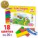 Пластилин классический ЮНЛАНДИЯ "ВЕСЁЛЫЙ ШМЕЛЬ", 18 цветов, 360 грамм, стек, ВЫСШЕЕ КАЧЕСТВО, 106432