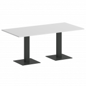 Home Office Стол прямоугольный VR.SP-5-180.2 Белый/Антрацит металл 1800*900*750