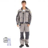 Костюм рабочий летний муж. л31-КПК св.сер./сер (р.56-58) 182-188