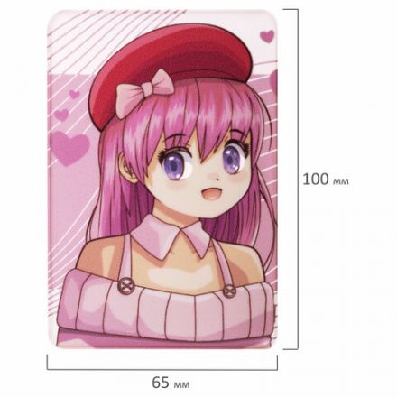 Обложка-карман для карт и пропусков "Cool Mix", 100х65 мм, 10 дизайнов ассорти, ПВХ, STAFF, 238336