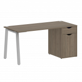 Home Office Стол письменный VR.SP-3-158.1.A Вяз/Серый металл 1580*720*750