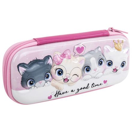 Пенал BRAUBERG, 1 отделение, 1 откидная планка, EVA 3D, 22х10х5 см, "Cats", 270700 Пенал BRAUBERG, 1 отделение, 1 откидная планка, EVA 3D, 22х10х5 см, "Cats", 270700