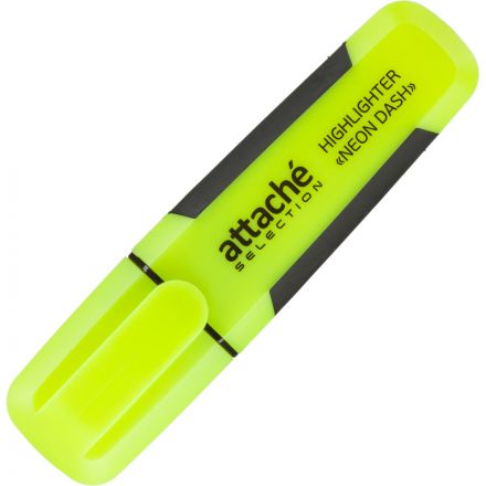 Маркер текстовыделитель Attache Selection Neon Dash 1-5мм желтый HL7010