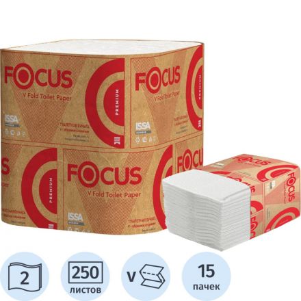 Бумага туалетная д/дисп Premium V-сл 2сл бел 250л 15пач/уп 5083735 п/э Бумага туалетная д/дисп Premium V-сл 2сл бел 250л 15пач/уп 5083735 п/э