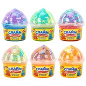 Слайм (лизун) + шариковый пластилин, 115 г, ассорти 6 видов, JOLLY JOT (ДЖОЛЛИ ДЖОТ), 665949