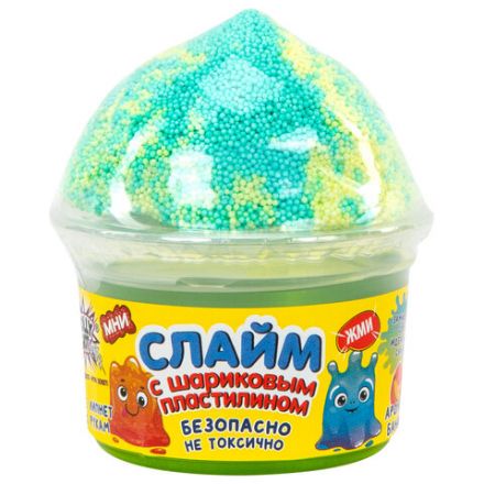 Слайм (лизун) + шариковый пластилин, 115 г, ассорти 6 видов, JOLLY JOT (ДЖОЛЛИ ДЖОТ), 665949