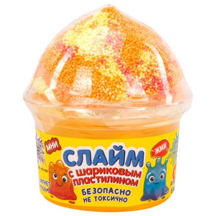 Слайм (лизун) + шариковый пластилин, 115 г, ассорти 6 видов, JOLLY JOT (ДЖОЛЛИ ДЖОТ), 665949