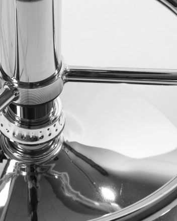 Набор 2 шт Табурет барный DOBRIN BRUNO, черный велюр (MJ9-101)