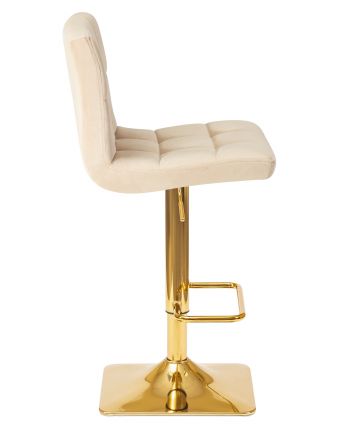 Набор 2 шт Стул барный DOBRIN GOLDIE, бежевый велюр (MJ9-10)