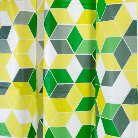 Шторка для ванной PEVA, 180х200 см, кольца в комплекте, 3 дизайна ассорти, ФИГУРЫ, PRIMILA (ПРИМИЛА), 700075 Шторка для ванной PEVA, 180х200 см, кольца в комплекте, 3 дизайна ассорти, ФИГУРЫ, PRIMILA (ПРИМИЛА), 700075