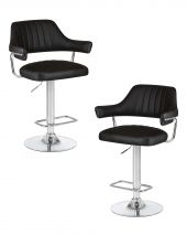 Набор 2 шт Стул барный DOBRIN CHARLY, чёрный