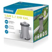 Картриджный фильтр-насос 1249 л/ч, картридж I, для бассейнов от 183 до 366 см, BESTWAY, 58381 Картриджный фильтр-насос 1249 л/ч, картридж I, для бассейнов от 183 до 366 см, BESTWAY, 58381
