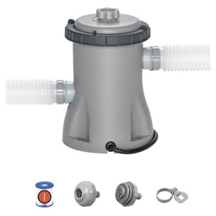 Картриджный фильтр-насос 1249 л/ч, картридж I, для бассейнов от 183 до 366 см, BESTWAY, 58381