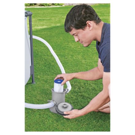 Картриджный фильтр-насос 1249 л/ч, картридж I, для бассейнов от 183 до 366 см, BESTWAY, 58381