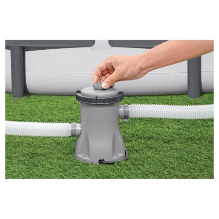 Картриджный фильтр-насос 1249 л/ч, картридж I, для бассейнов от 183 до 366 см, BESTWAY, 58381