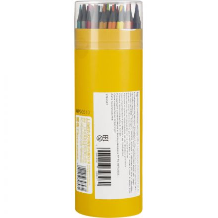 Карандаши цветные M&G  пластиковые, шестигран, стираемые, 48 цв/наб, в тубе