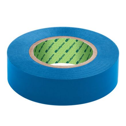 Изолента ПВХ 19 мм х 20 м, СИБРТЕХ, 130 мкм, цвет – синий, 88793 Изолента ПВХ 19 мм х 20 м, СИБРТЕХ, 130 мкм, цвет – синий, 88793