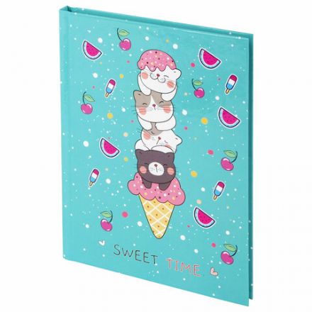 Блокнот МАЛЫЙ ФОРМАТ (110х147 мм), А6, 80 л., твёрдый, клетка, BRAUBERG KIDS, "Котики", 114443 Блокнот МАЛЫЙ ФОРМАТ (110х147 мм), А6, 80 л., твёрдый, клетка, BRAUBERG KIDS, "Котики", 114443