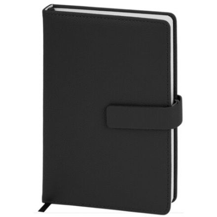 Ежедневник в подарочном наборе 5 в 1, А5, 145x212 мм, BRAUBERG "President", под кожу, 160 листов, черный, 116850