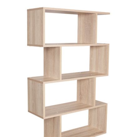 Стеллаж BRABIX "Scandi SH-008", 730х250х1760 мм, 6 секций, ЛДСП, дуб сонома, 641898, ЦБ013658-2