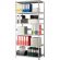 Стеллаж металлический ПРАКТИК MS 6 полок 1000х600х2200