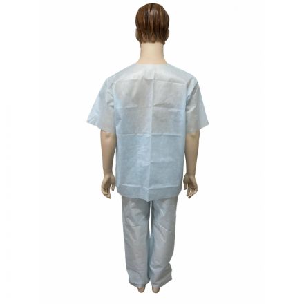 Костюм мед. хирургич.н/с (рубаш.,брюки), спанбонд р.52-54 пл.42  Гекса