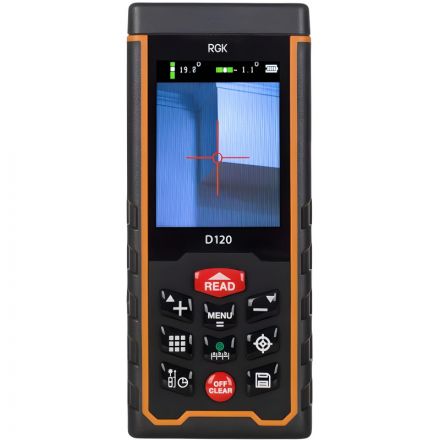 Дальномер лазерный RGK D120, 4610011871382