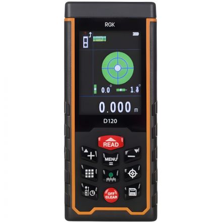 Дальномер лазерный RGK D120, 4610011871382