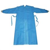 Халат хирургический стерильный 140 см, 52-54 р., манжета, спанбонд 25 г/м2, ГЕКСА, голубой Халат хирургический стерильный 140 см, 52-54 р., манжета, спанбонд 25 г/м2, ГЕКСА, голубой
