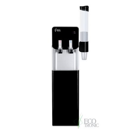 Пурифайер для воды ECOTRONIC M40-U4L напольный, НАГРЕВ/ОХЛАЖДЕНИЕ КОМПРЕССОРНОЕ, 2 крана, черный, 11609