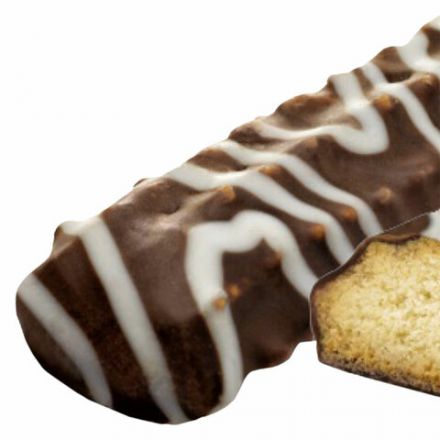 Печенье БЕЛОГОРЬЕ "Пальчики оближешь", сдобное в темной глазури с декором, 265 г, 30-85