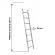Лестница Алюмет алюминиевая односекционная приставная 1x7 5107
