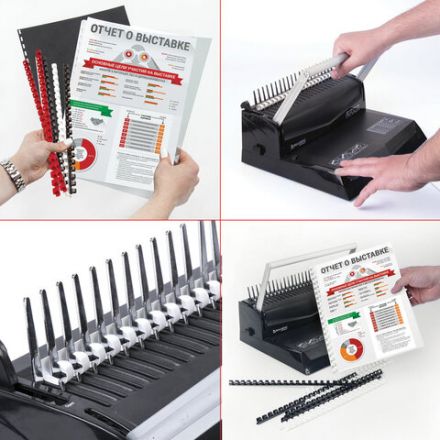 Пружины пластиковые для переплета, КОМПЛЕКТ 100 шт., 8 мм (для сшивания 21-40 л.), черные, BRAUBERG, 530811 Пружины пластиковые для переплета, КОМПЛЕКТ 100 шт., 8 мм (для сшивания 21-40 л.), черные, BRAUBERG, 530811