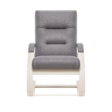 Кресло-качалка Leset Милано, Слоновая кость, Malmo 90, Ткань Рогожка