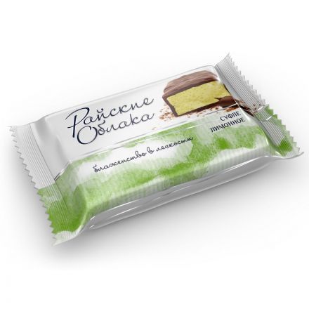 Конфеты шоколадные Райские облака суфле Лимонное, 200г Конфеты шоколадные Райские облака суфле Лимонное, 200г