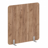 R-line Перегородки на металлических опорах на фетровых подпятниках DP.F-140-150 Дуб табак/Серый металл 1400*18*1500