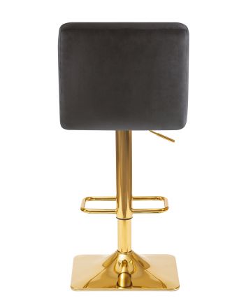 Стул барный DOBRIN GOLDIE, черный велюр (MJ9-101)