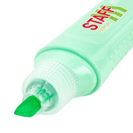 Набор текстовыделителей 6 ПАСТЕЛЬНЫХ ЦВЕТОВ, STAFF "EVERYDAY HL-707", линия 1-5 мм, скошенный наконечник, 152551