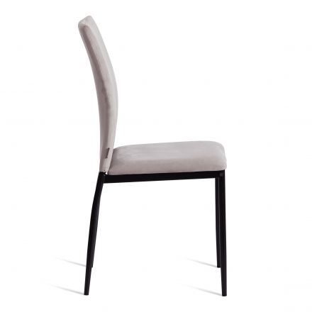 Стул CAPRI (mod. BC565-DC) металл, флок, 43 х 53 х 92 см, Light grey (светло-серый) HLR14 / черный Стул CAPRI (mod. BC565-DC) металл, флок, 43 х 53 х 92 см, Light grey (светло-серый) HLR14 / черный