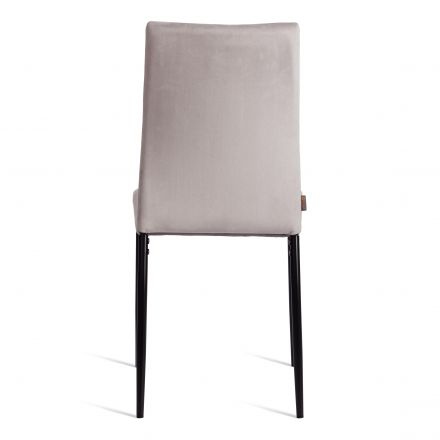 Стул CAPRI (mod. BC565-DC) металл, флок, 43 х 53 х 92 см, Light grey (светло-серый) HLR14 / черный Стул CAPRI (mod. BC565-DC) металл, флок, 43 х 53 х 92 см, Light grey (светло-серый) HLR14 / черный