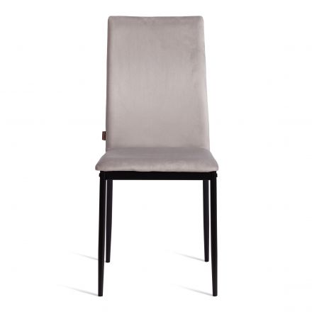 Стул CAPRI (mod. BC565-DC) металл, флок, 43 х 53 х 92 см, Light grey (светло-серый) HLR14 / черный Стул CAPRI (mod. BC565-DC) металл, флок, 43 х 53 х 92 см, Light grey (светло-серый) HLR14 / черный